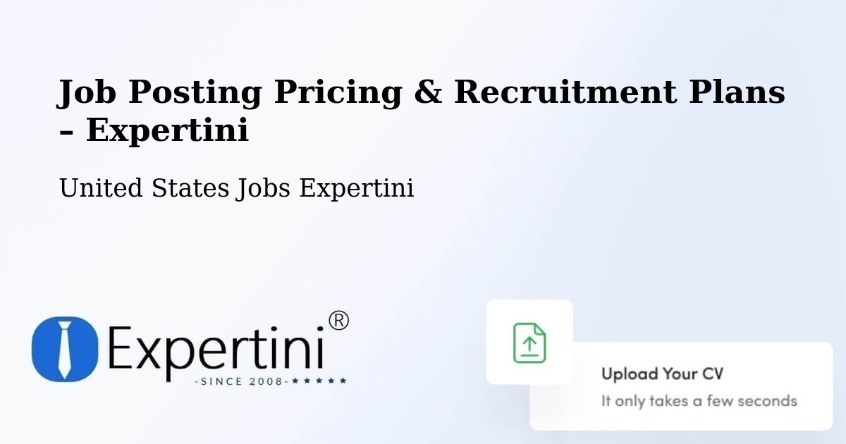 Job Posting Pricing & Recruitment Plans – Athol - Athol, United States Jobs Expertini